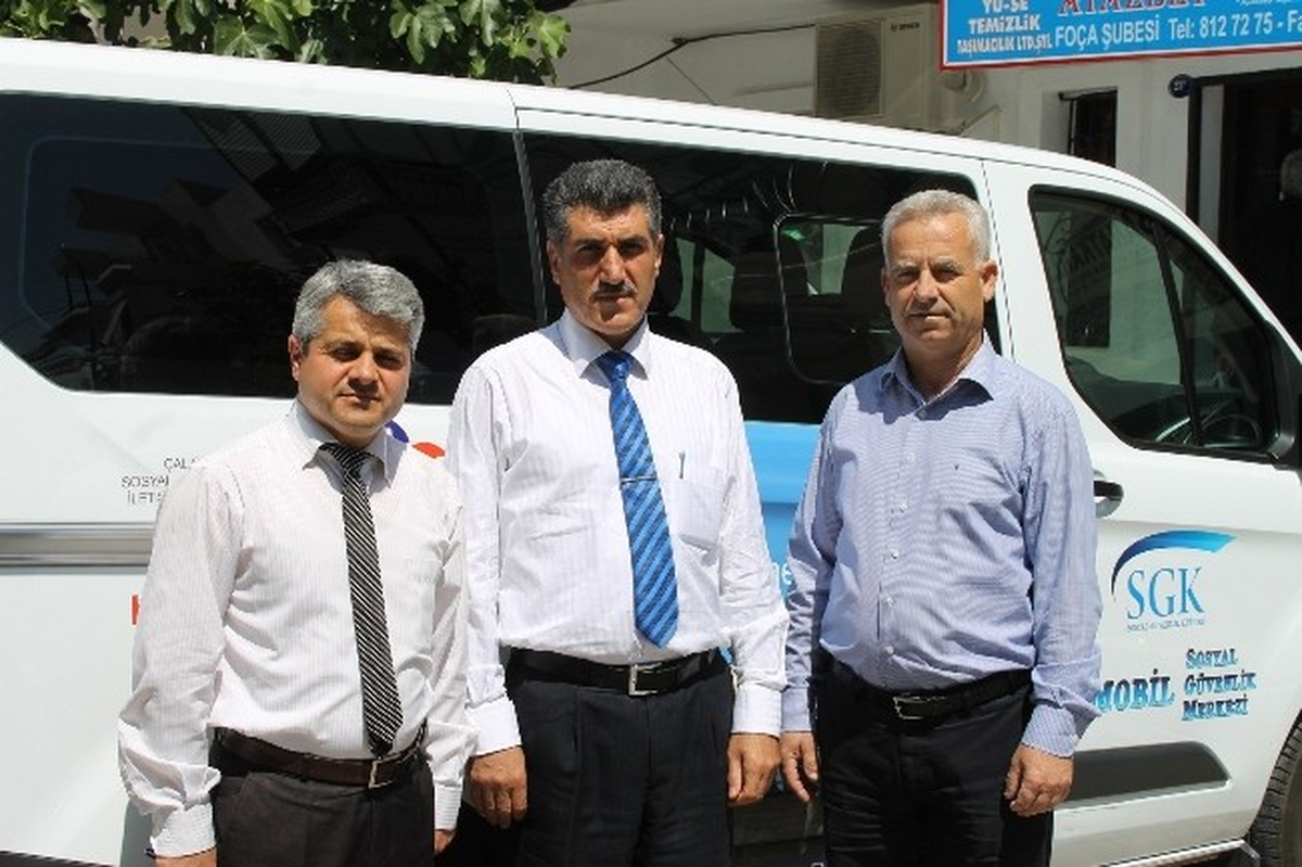 Sgk\'nın Mobil Aracı Foça\'da