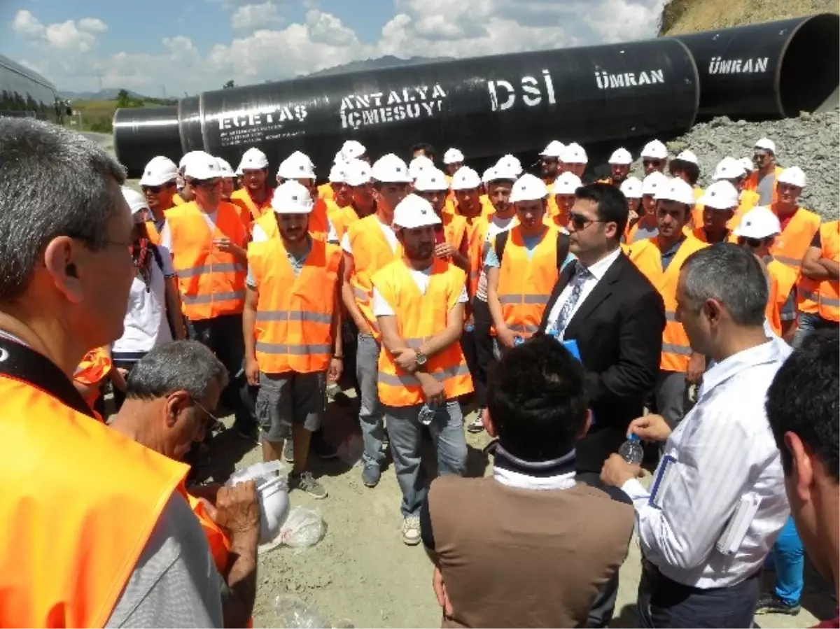 Antalya İçmesuyu Karacaören 2 Barajı İsale Hattı İnşaatına Teknik Gezi