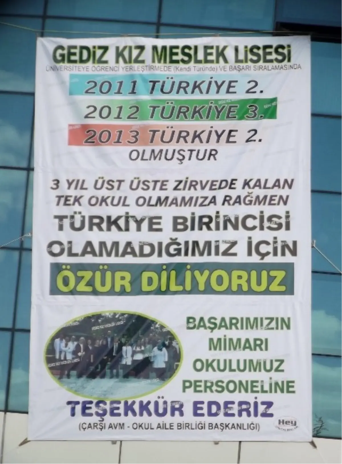 "Türkiye Birincisi Olamadığımız İçin Özür Dileriz"