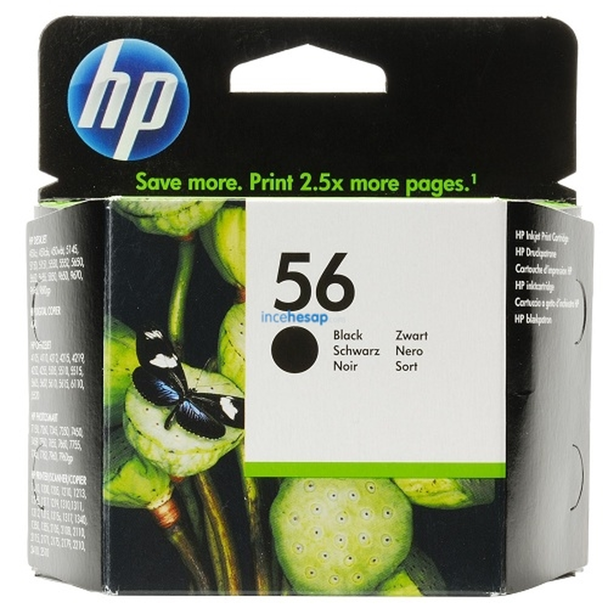 Hp C6656ae Siyah Kartuş(Hp Psc5510/4110/6110/7260)