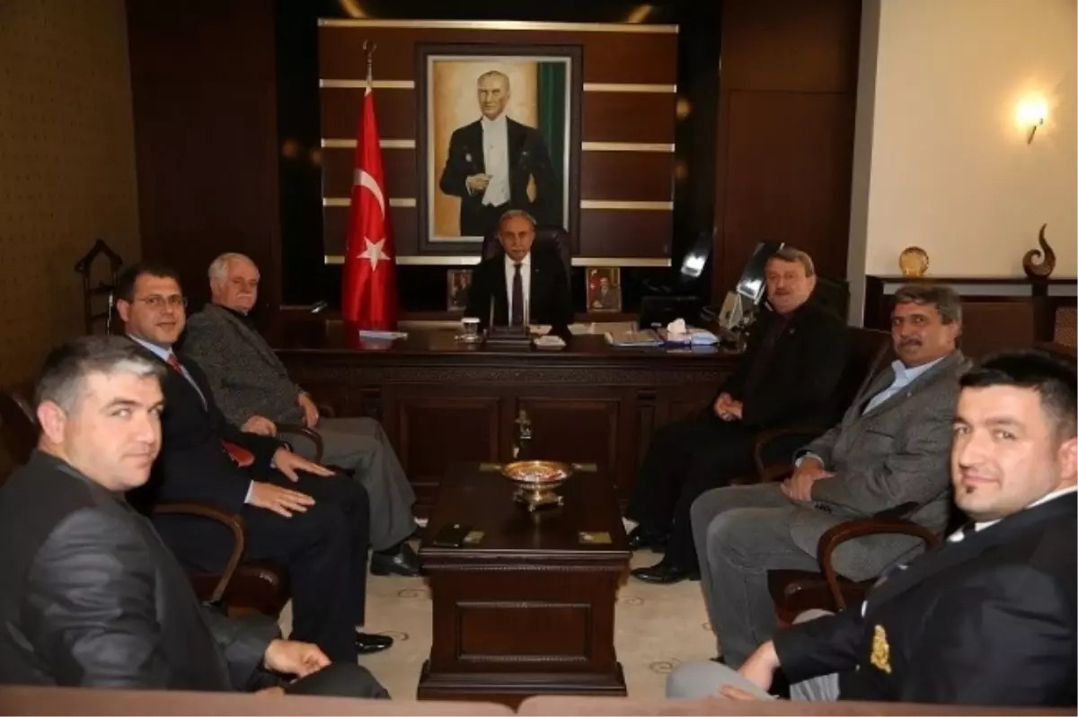 Muhtarlardan Vali Büyük'e Ziyaret