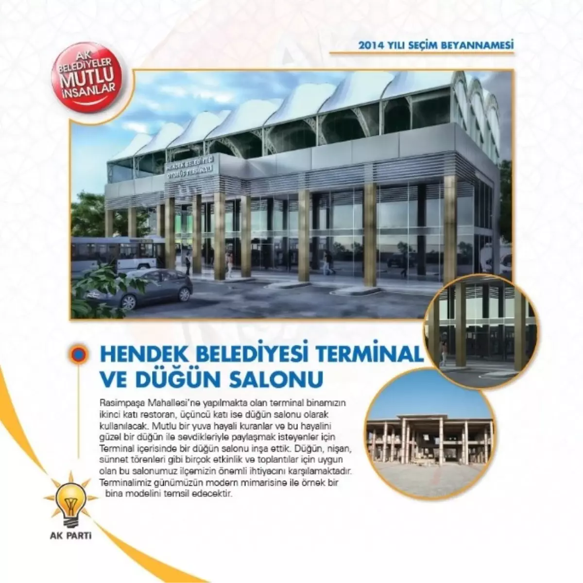 Terminal ve Düğün Salonu Bitme Aşamasına Geldi