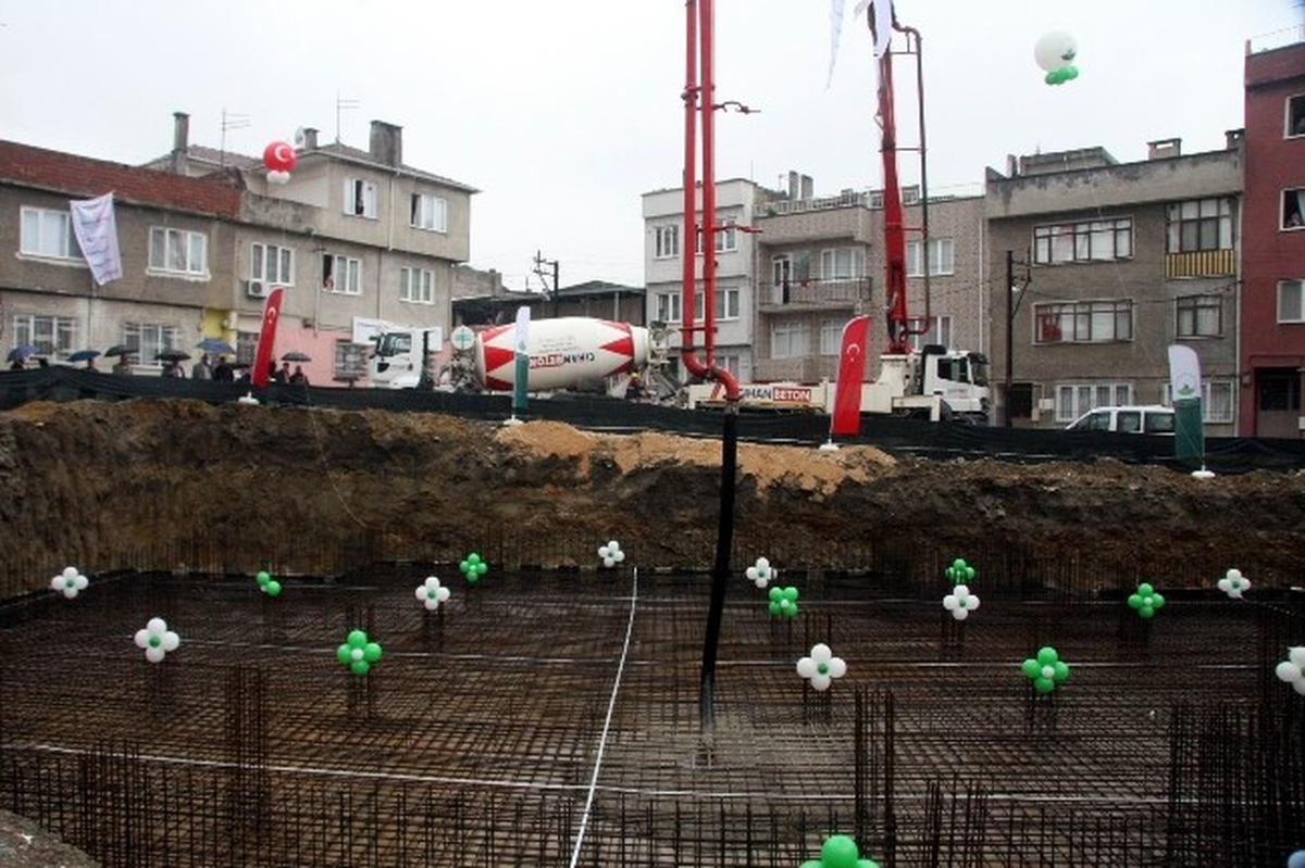 Aygören Camii\'nin Temeli Dualarla Atıldı
