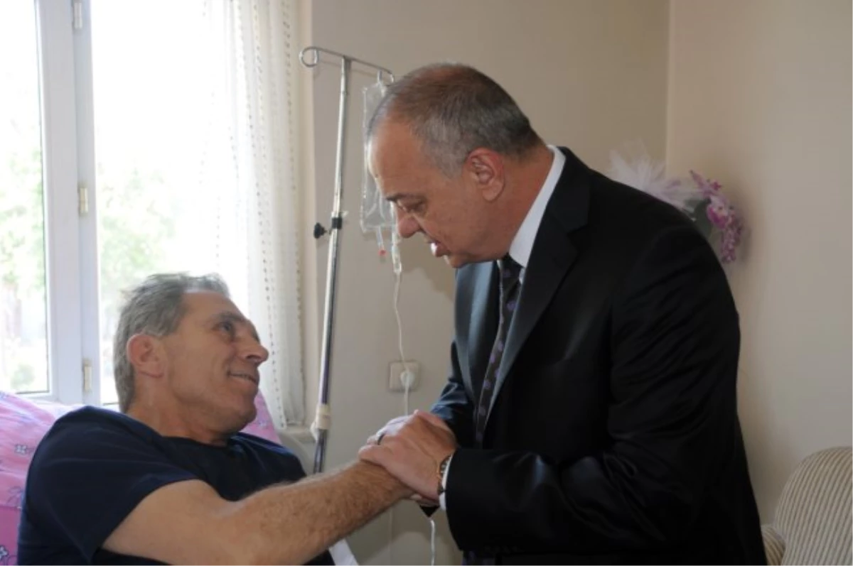Başkan Ergün\'den Hasta Ziyareti
