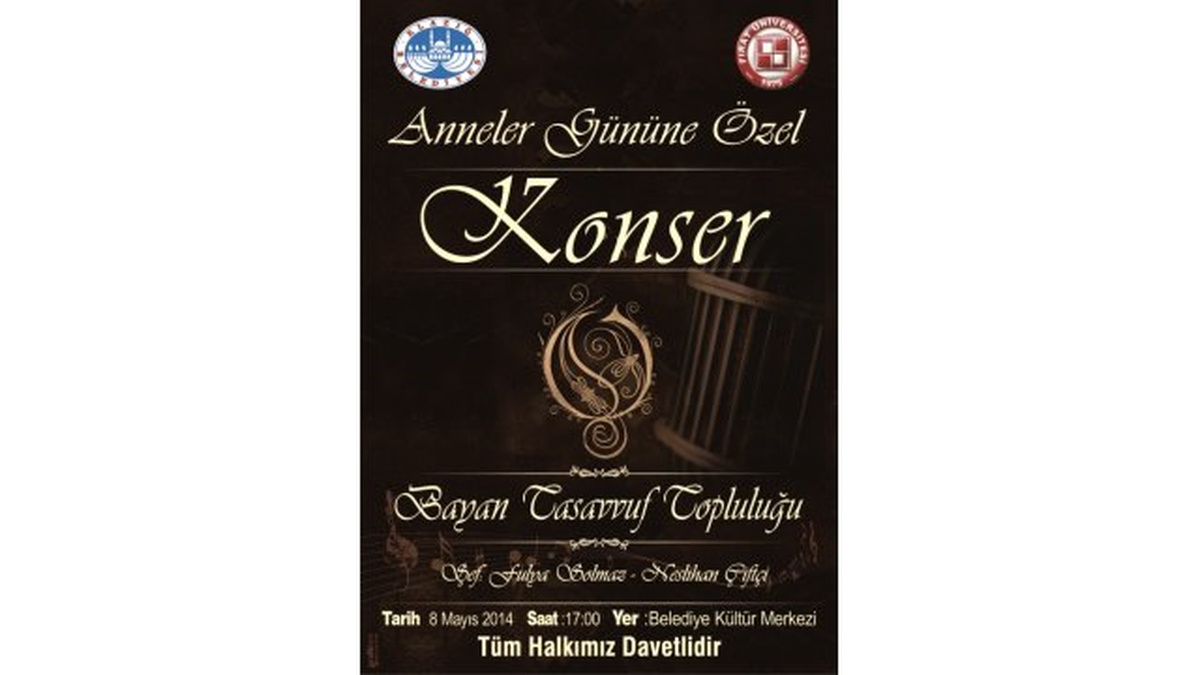 Belediye ve Üniversiteden Kadınlara Tasavvuf Konseri