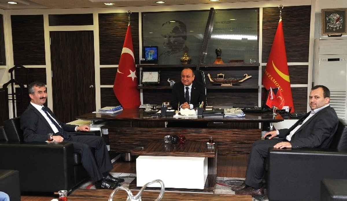 Biçer, Tahsin Babaş\'ı Ziyaret Etti