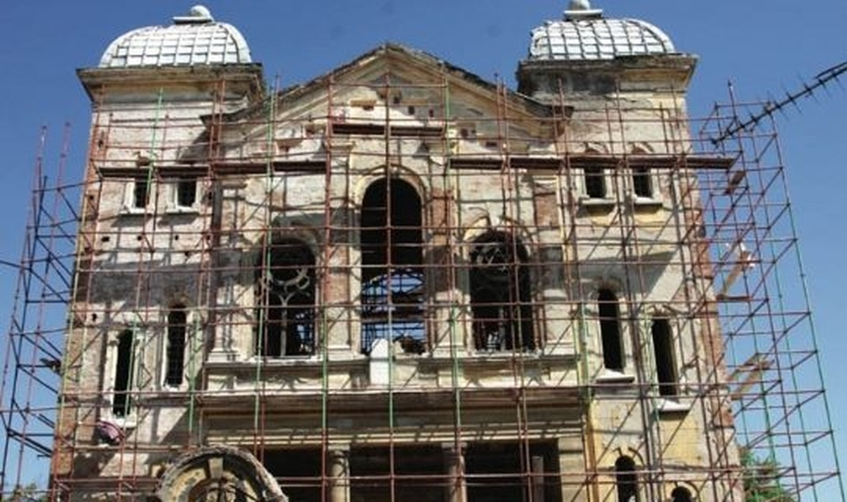 Edirne\'deki Büyük Sinagog\'daki Restorasyon