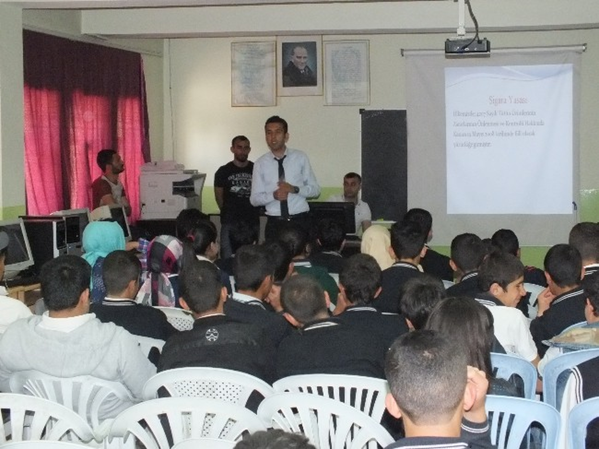 Öğrencilere Sigara ve Madde Bağımlılığının Zararları Anlatıldı