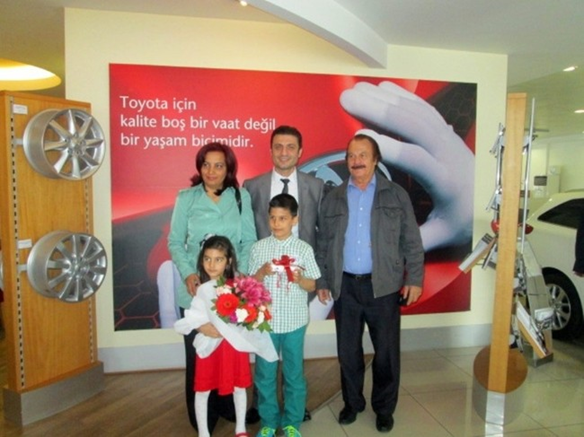 Toyota\'nın Resim Yarışmasında Trabzon\'dan Gökay Dervişoğlu İkinci Oldu