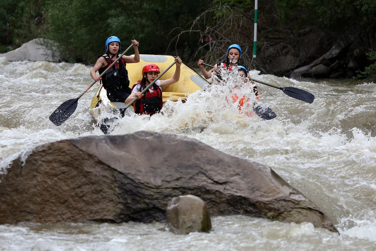 Erzurum\'da Türkiye Rafting Şampiyonası