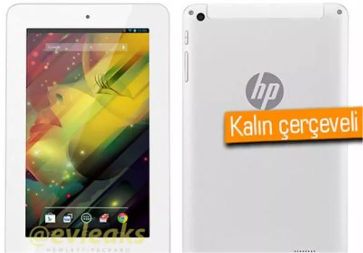 Hp\'nin Yeni Android Tableti Sızdı