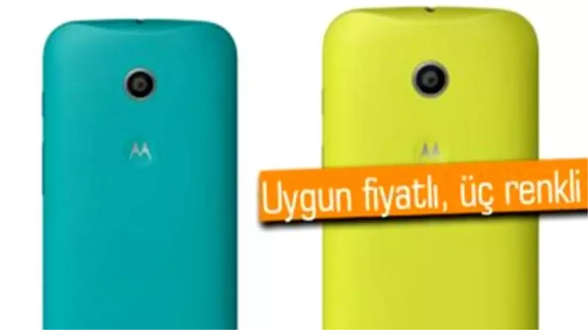 Moto E Sarı ve Turkuaz Renk Seçeneği ile Geliyor
