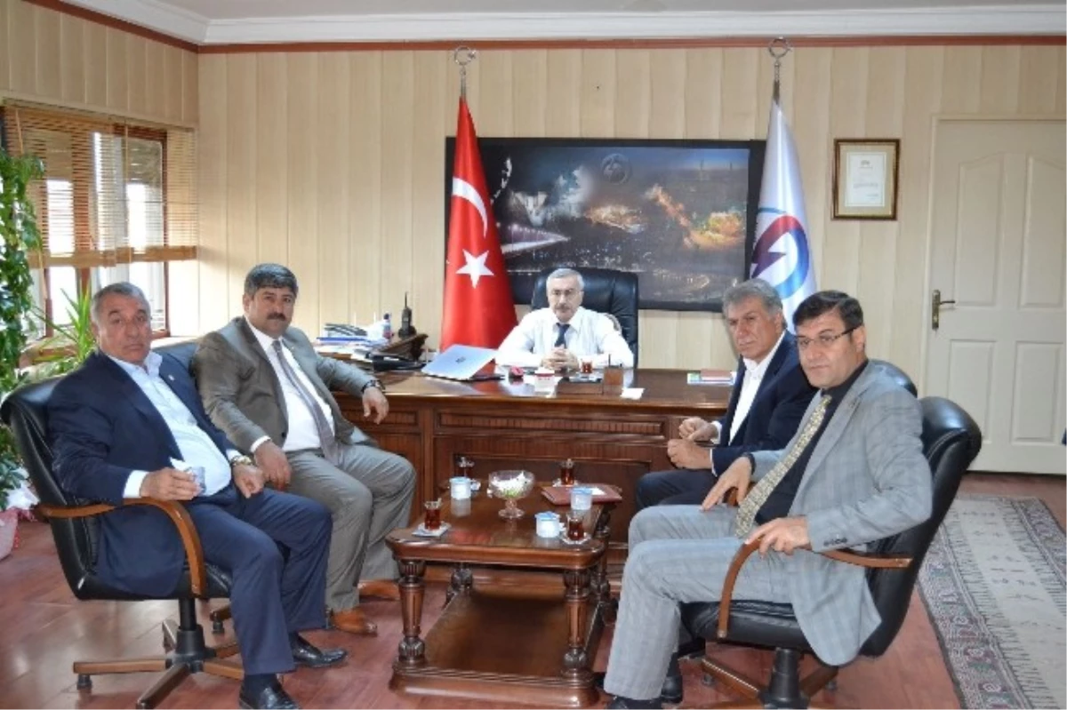 Ziraat Odası Başkanları, Dedaş Genel Müdürü ile Görüştü