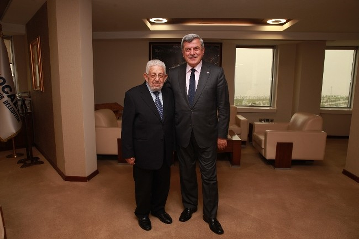Başkan Karaosmanoğlu, Recai Kutan\'ı Ağırladı