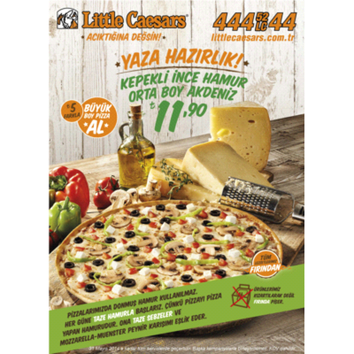 Little Caesars ile Bu Yaza Formda Girin