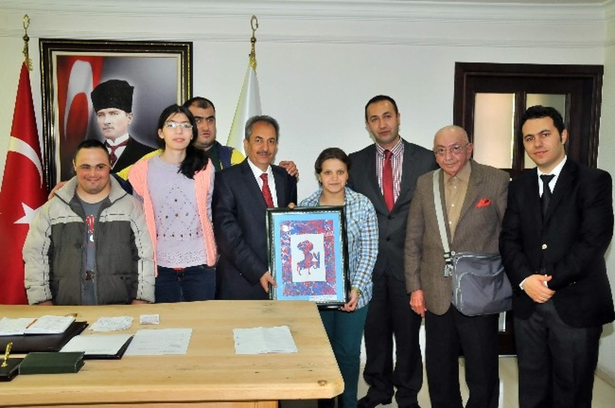 Nasreddin Hoca Özel Eğitim\'den Başkan Akkaya\'ya Ziyaret