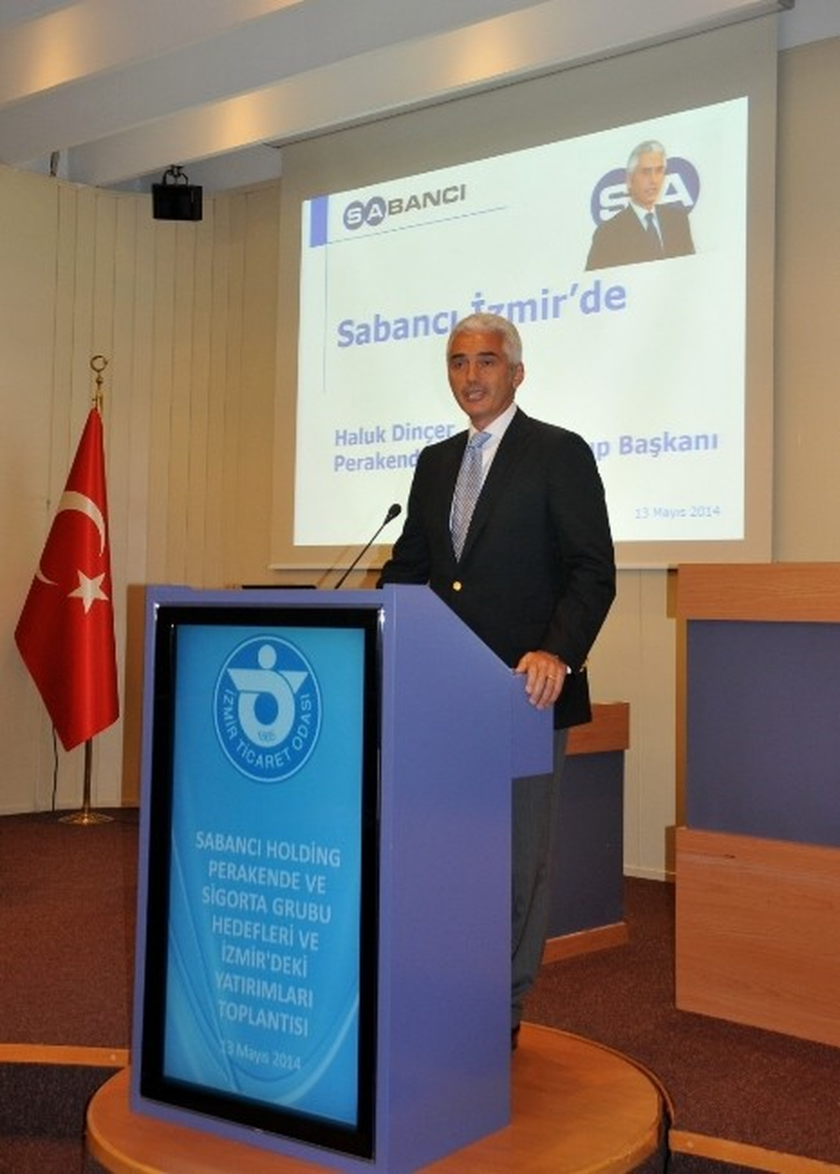 Sabancı Holding Perakende ve Sigorta Grup Başkanı Haluk Dinçer, İzmir Ticaret Odasını Ziyaret Etti