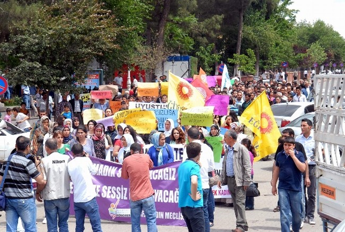 Siverek\'te Tecavüze Kınama