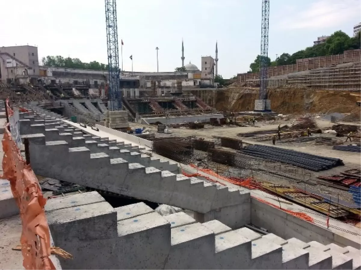 Vodafone Arena\'da Çalışmalar Tüm Hızıyla Sürüyor