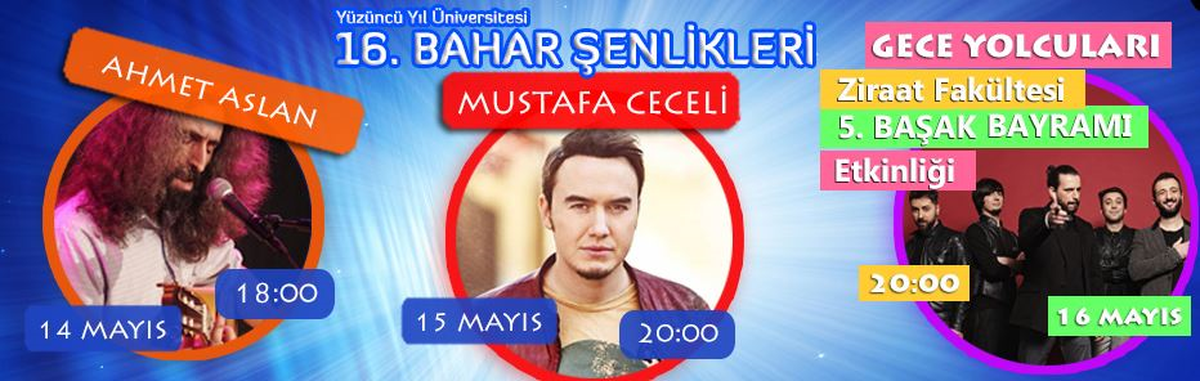 YYÜ\'de 16. Bahar Şenlikleri Başlıyor