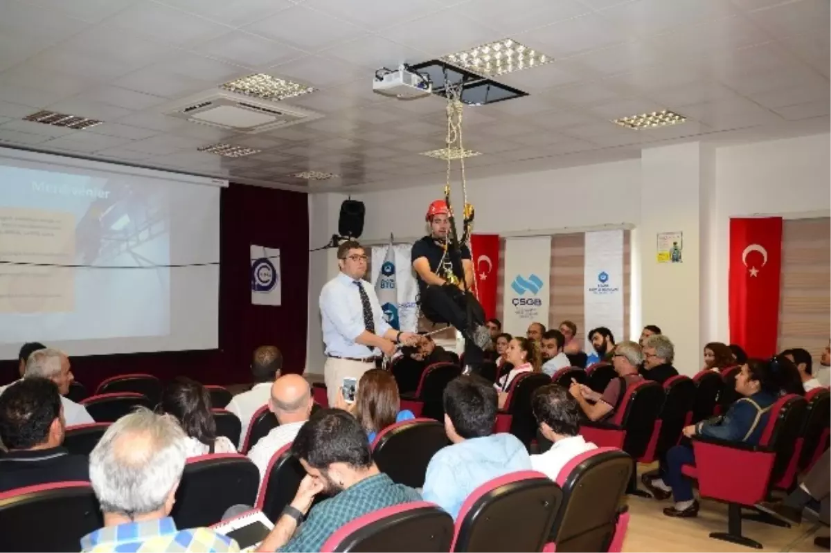 Adana Btü\'de "Yüksekte Güvenlı Çalışma" Semineri