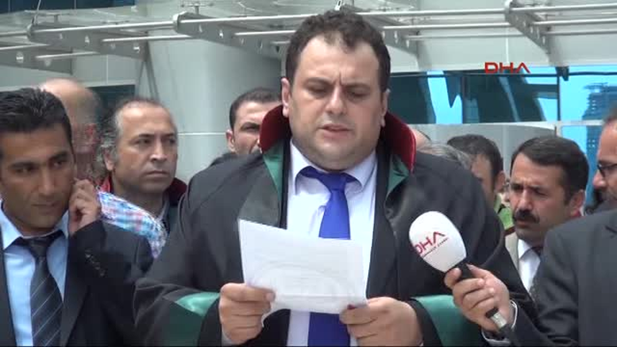 Anadolu Adalet Sarayı Önünde Soma Protestosu
