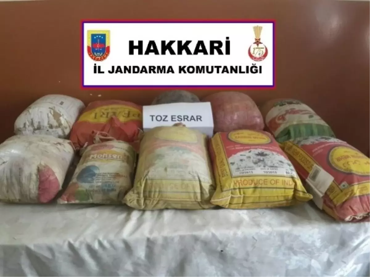 Hakkari\'de 75 Kilo Uyuşturucu Ele Geçirildi