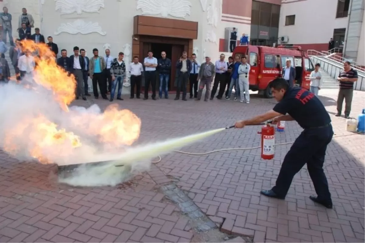 Hizmet İçi Seminerler Devam Ediyor Yangın, Şüpheli Paket, Bombalı Mektup