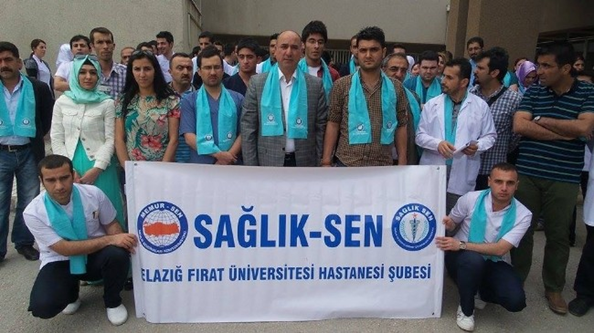 Sağlık Sen Elazığ Şube Başkanı Mehmet Atalay, Sağlık Çalışanlarına Yönelik Şiddeti Kınadı