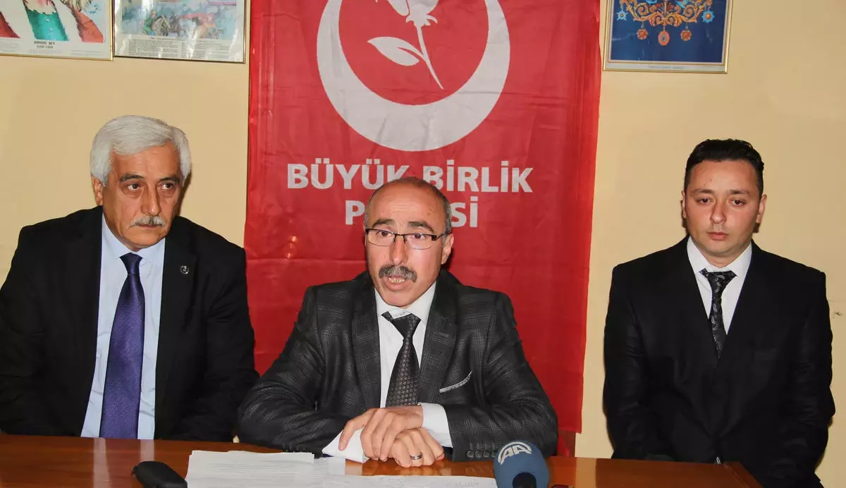 BBP Genel Başkan Yardımcısı Açıklaması