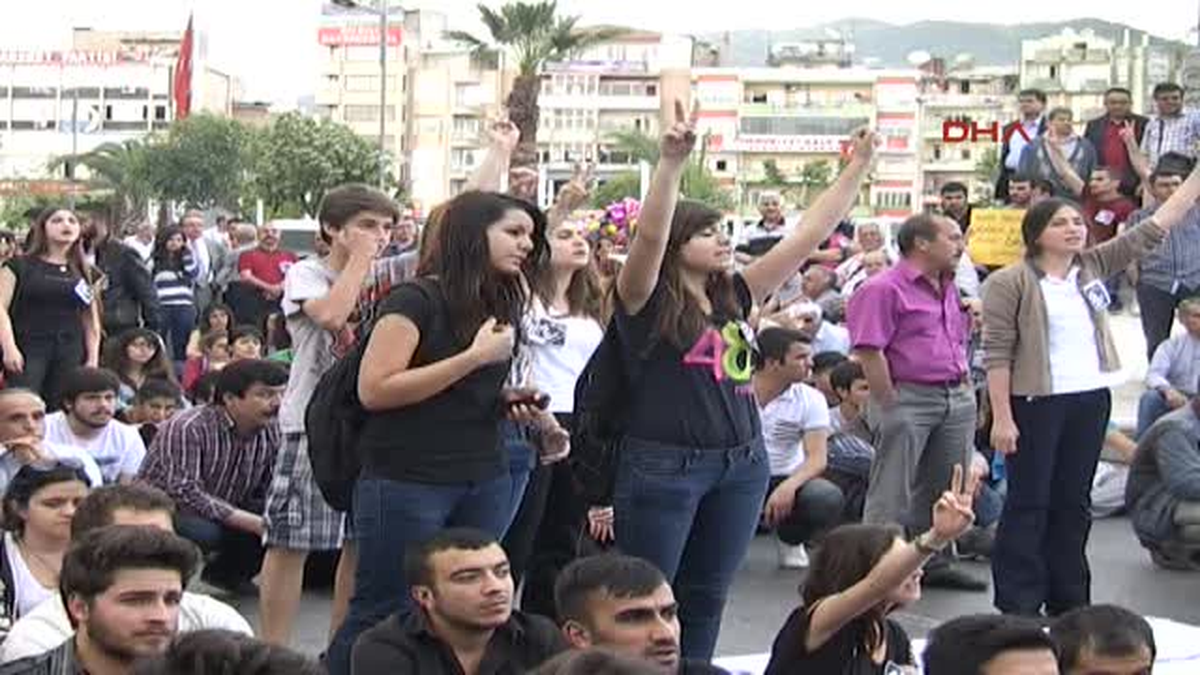 Soma Eylemcilerine Aydın\'da Polis Müdahalesi
