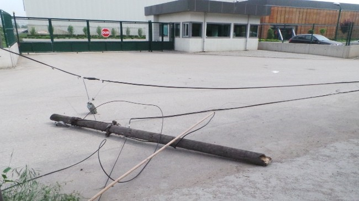 Telefon Direğini Devirip Ortadan Kayboldu