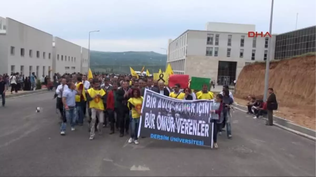 Tunceli\'de Soma Protestosu