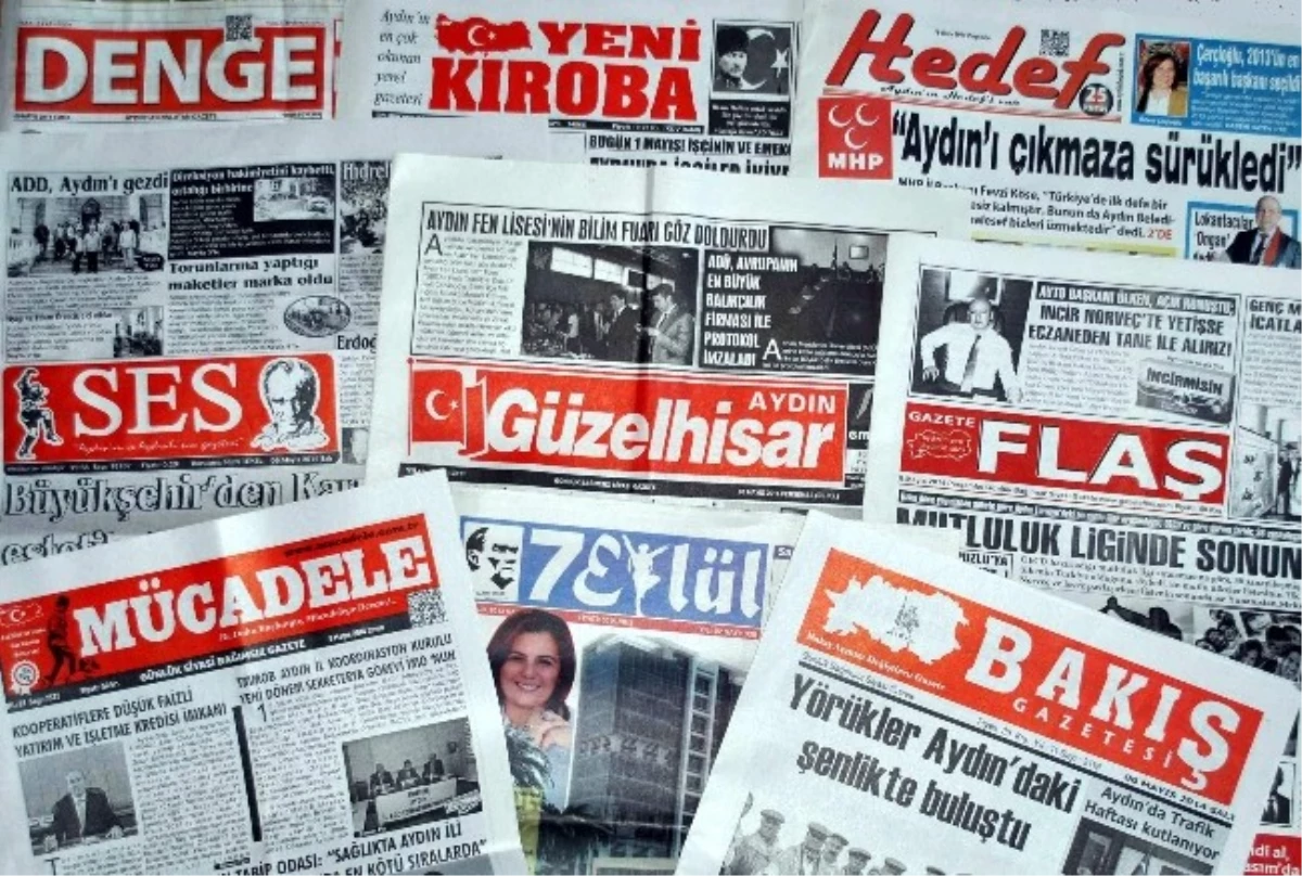 Aydın\'da Gazeteler Güç Birliği Yaptı
