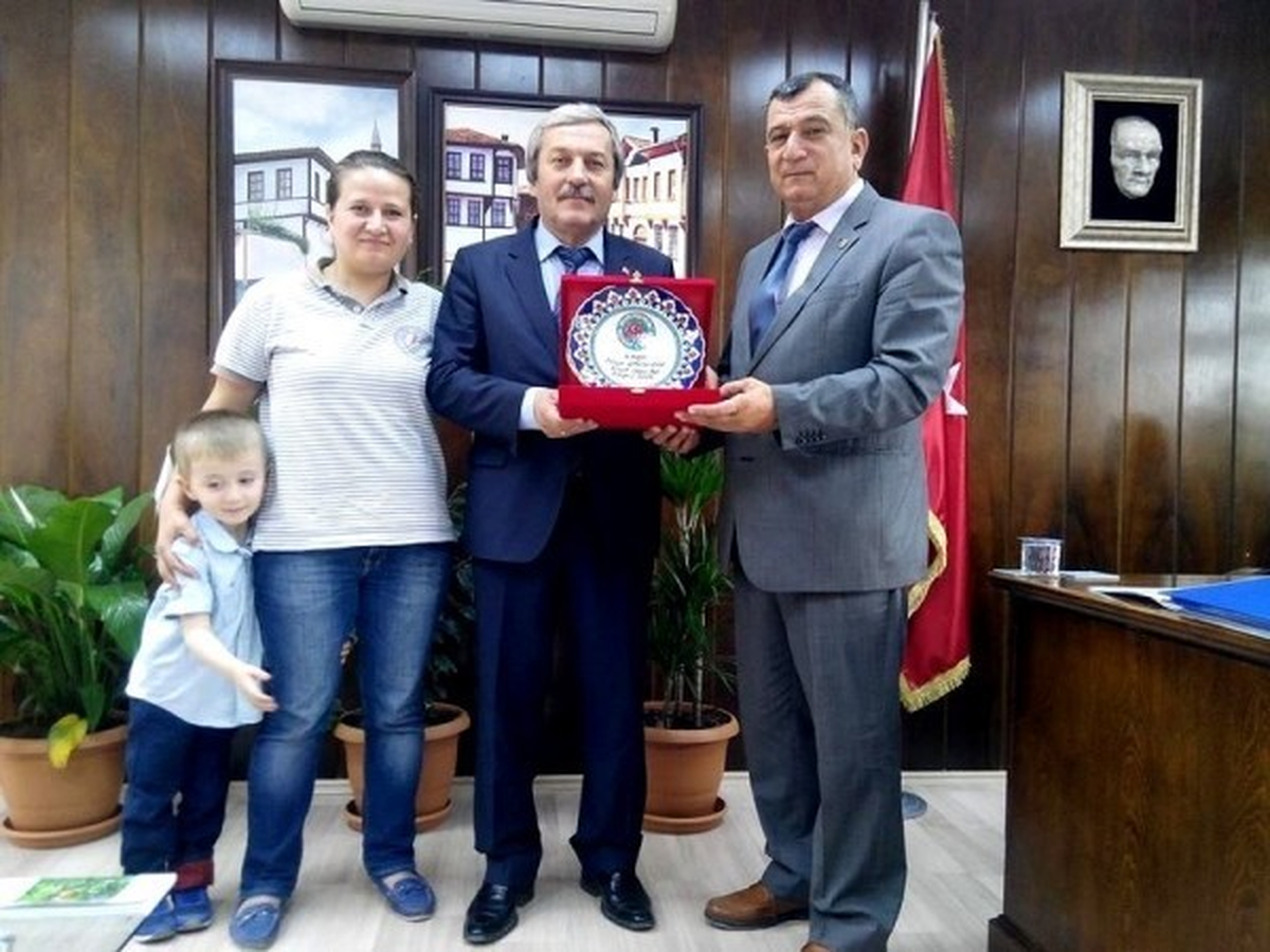 Başkan Ünver\'den Osmaneli Belediye Başkanı Şahin\'e Ziyaret