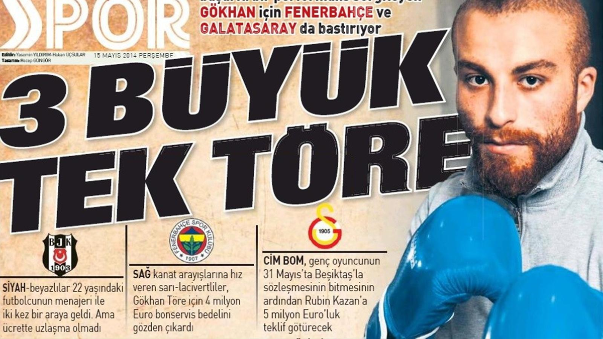 Fenerbahçe ve Galatasaray Gökhan Töre'yi İstiyor