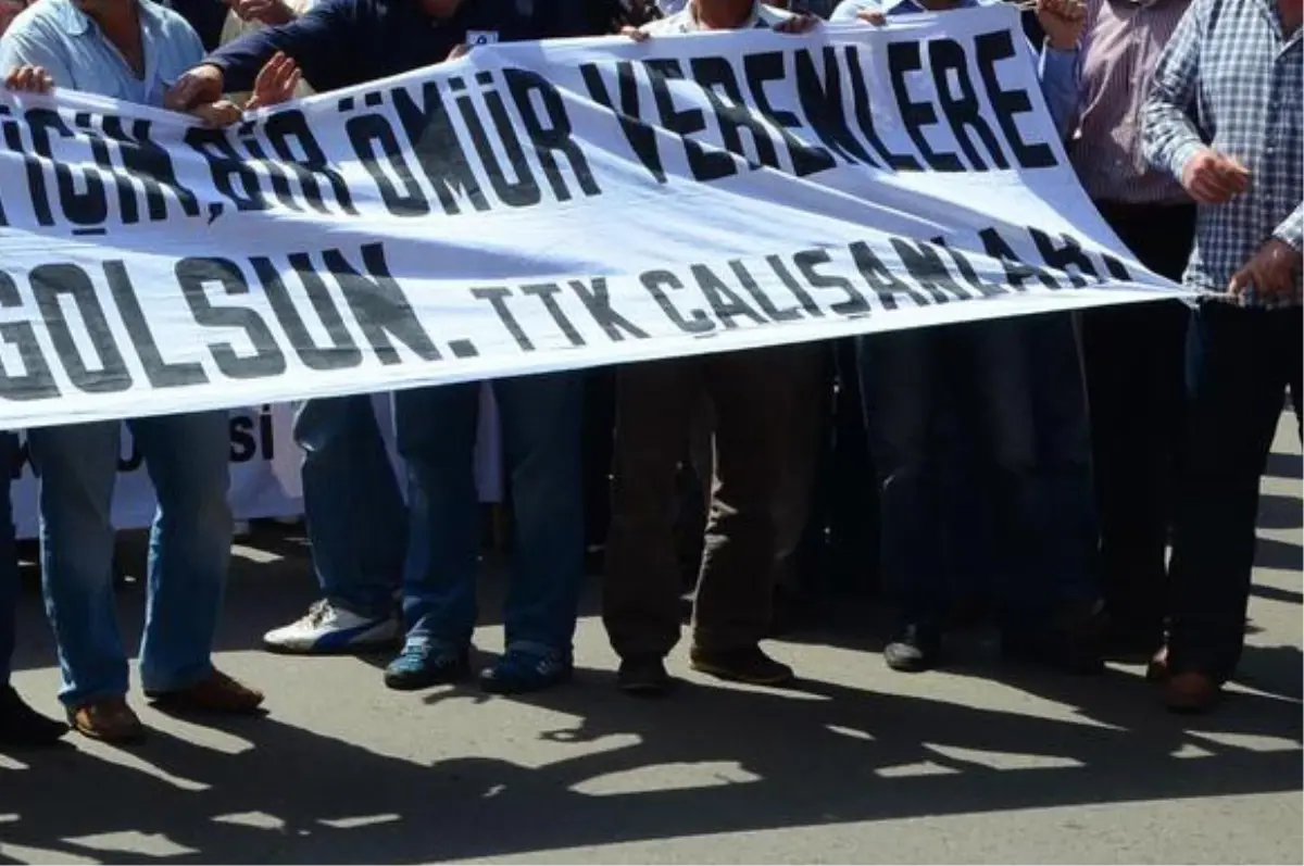 Zonguldak\'ta Maden Kazası Protesto Edildi