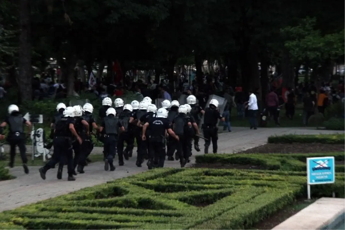 Soma Eylemine Polis Müdahalesi