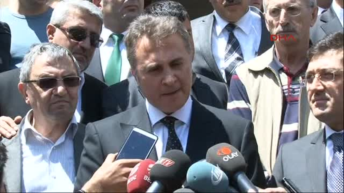 Beşiktaş Spor Kulübü Başkanı Fikret Orman Soma\' Da