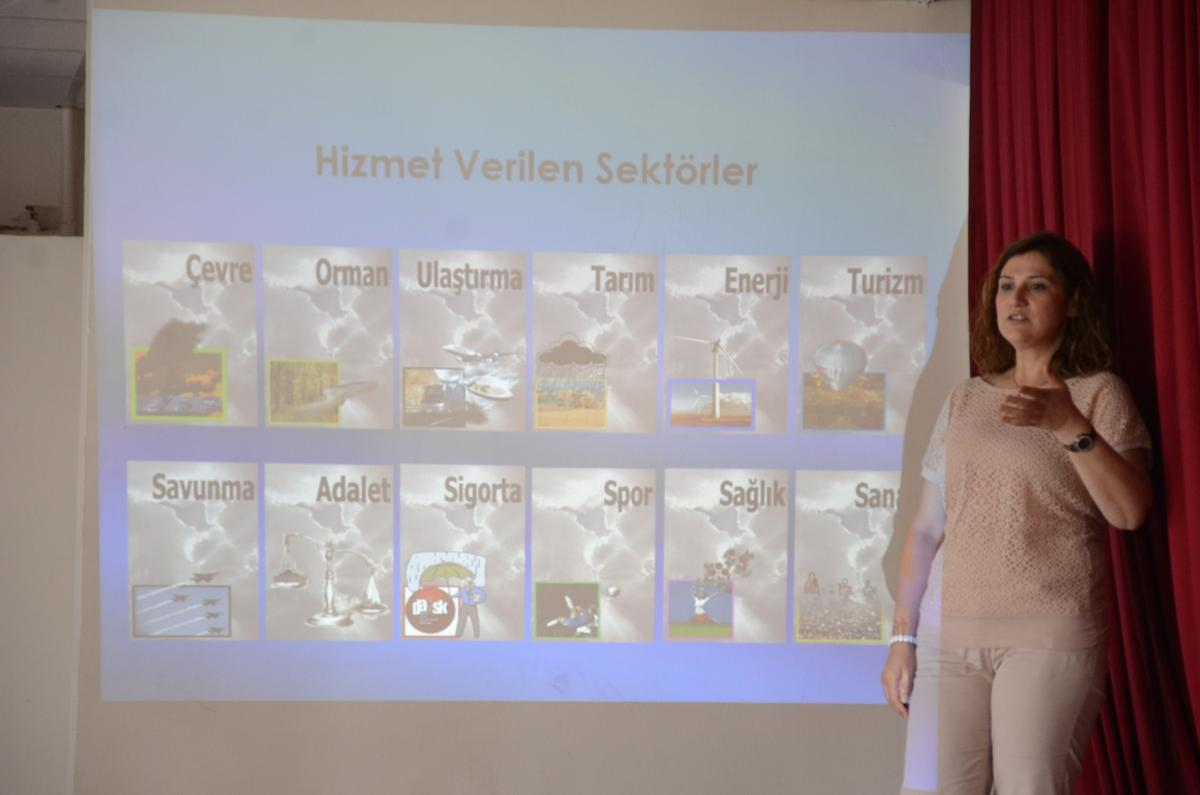Halk Eğitim Merkezi Kursiyerlerine Meteoroloji Anlatıldı
