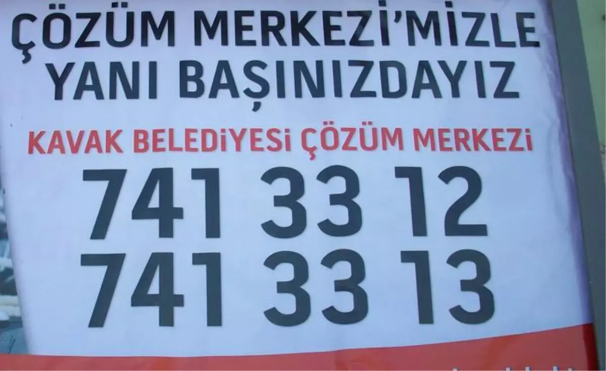 Kavak Belediyesi, Çözüm Merkezi Kurdu