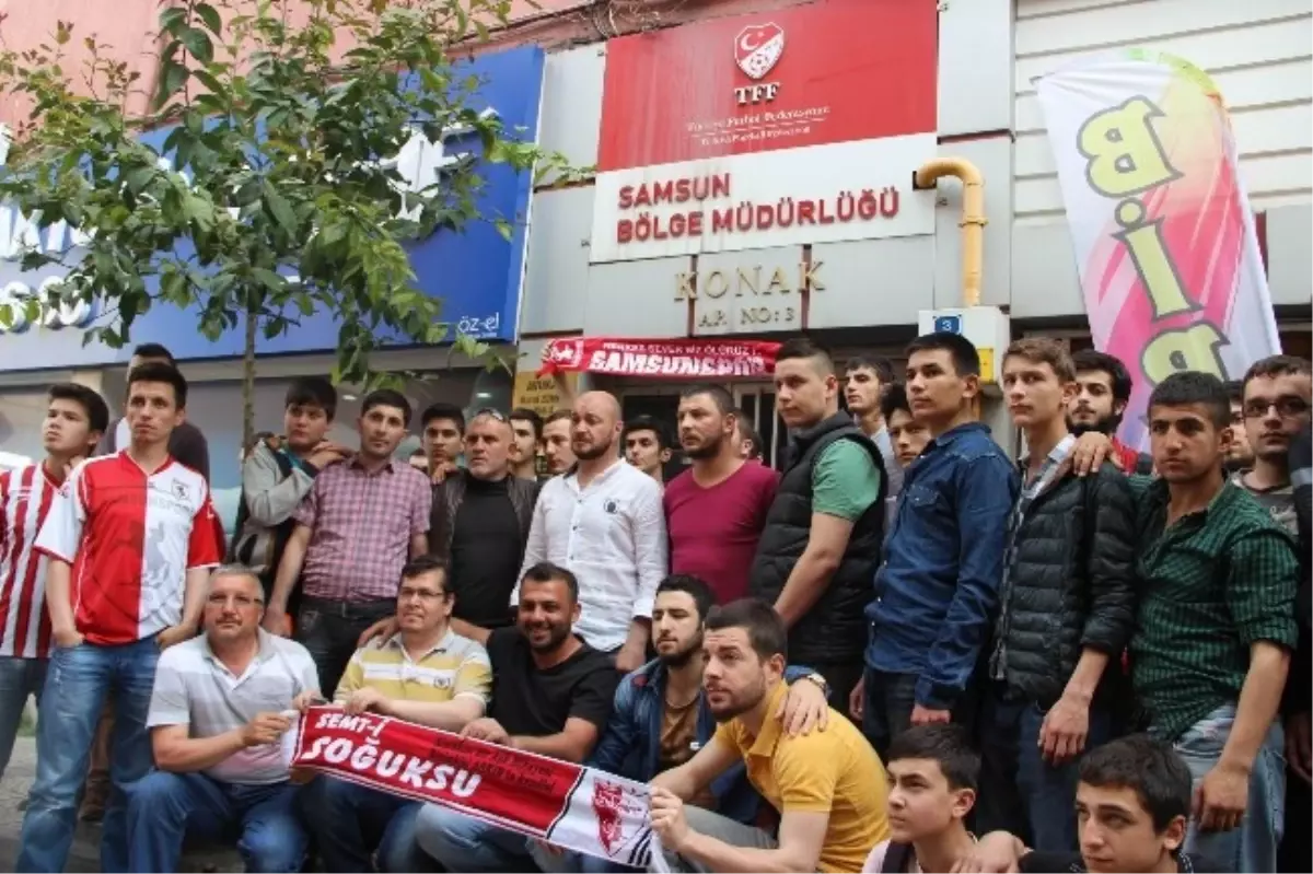 Samsunspor Taraftarından Tff\'ye Tepki