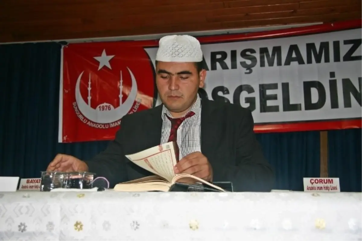 Sungurlu\'da İmam-Hatip Liseleri Arası Siyeri-İ Nebi Bilgi Yarışması