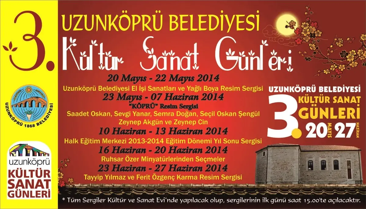 3. Kültür Sanat Günleri Başlıyor