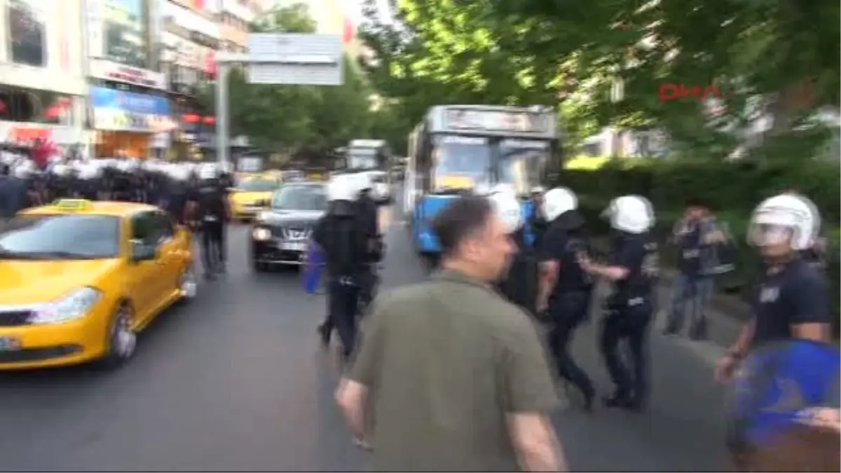 Başkentte Soma Protestosuna Polis Müdahalesi