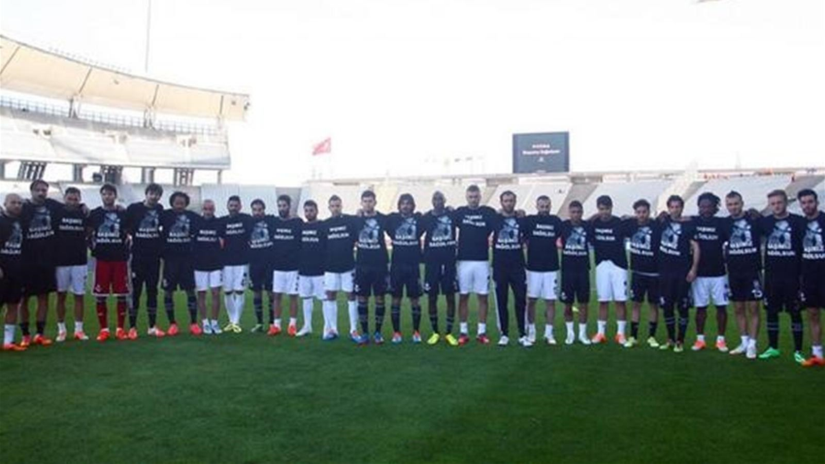 Beşiktaş-Gençlerbirliği Maçında Soma Unutulmadı