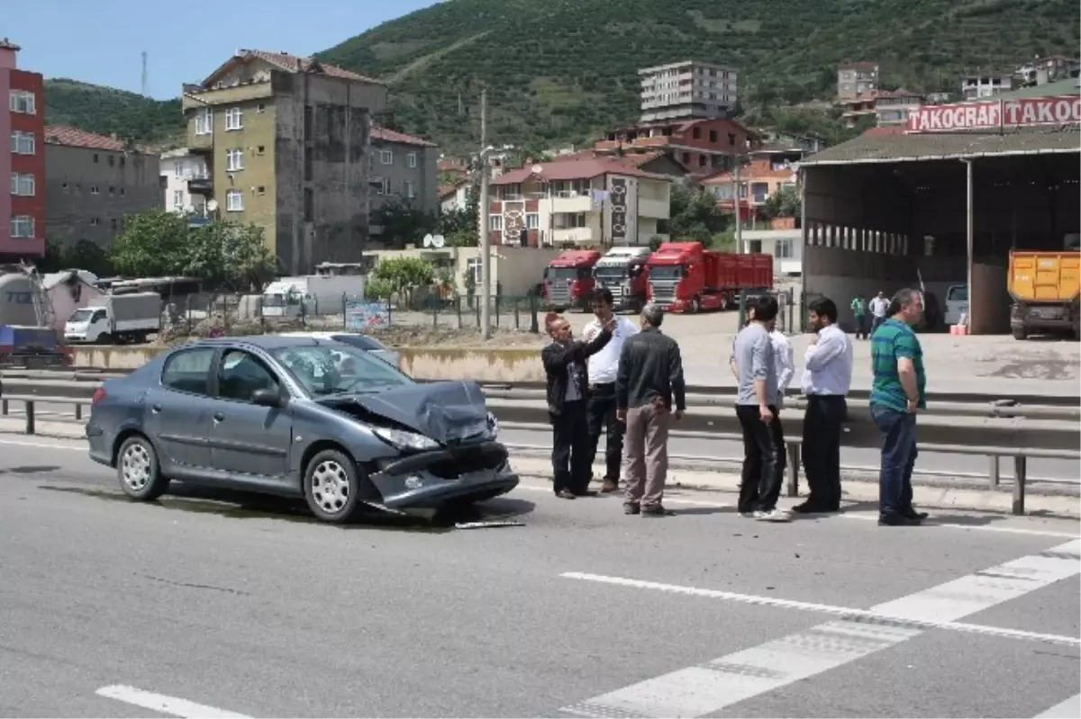 Körfez\'de Trafik Kazası: 1 Yaralı