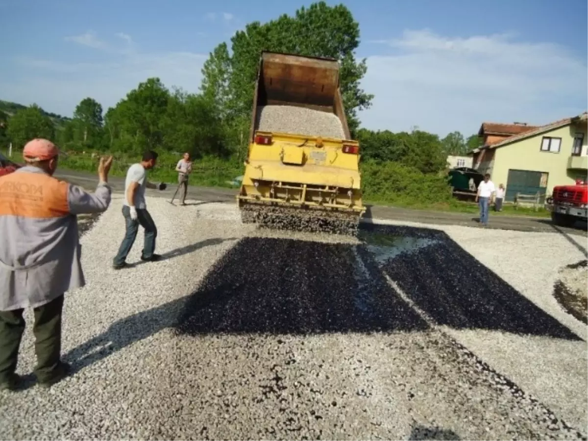 Yazıcılar Köyünde Yol Çalışması