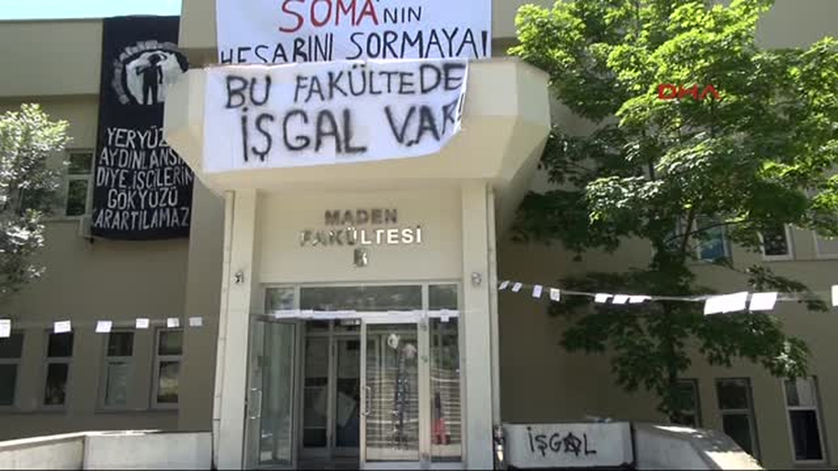 İTÜ Maden Fakültesi\'nde İşgal 3\'üncü Gününde