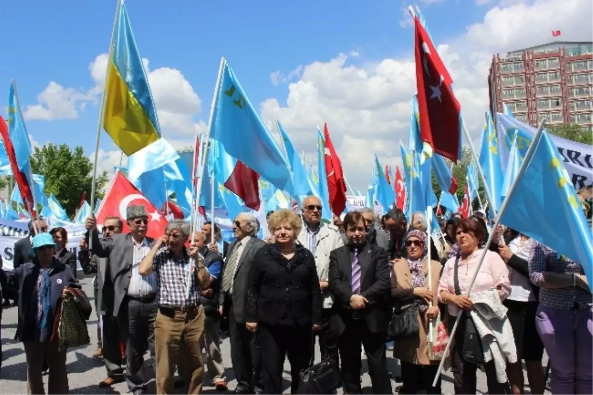 Kırım Tatar Türklerinin Sürgününün 70.yılı Anma Mitingi